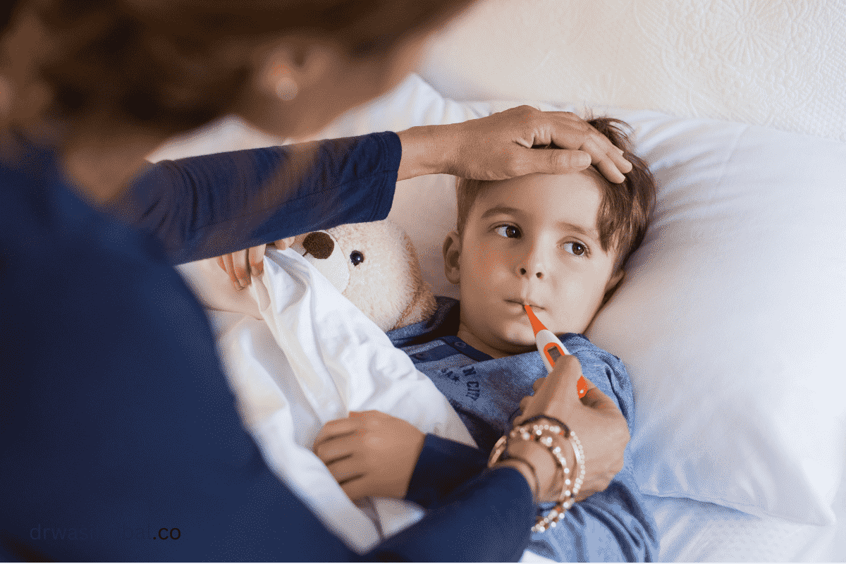 typhoid fever in children